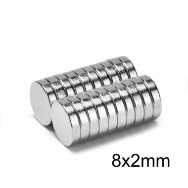 8X2mm Neodyum Güçlü Mıknatıs - Neodim Magnet - Görsu Elektronik