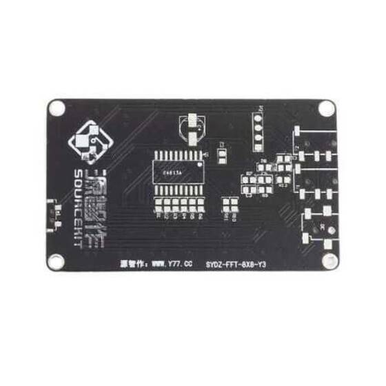 8x8 Demonte Sese Duyarlı Led Müzik Spektrumu - Kırmızı - 2