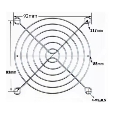 92x92mm Fan Koruma Teli - 2