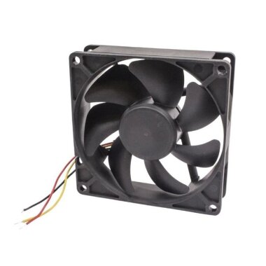 92x92x25mm 12V 0.26A Fan 3 Kablolu - Siyah - Görsu Elektronik