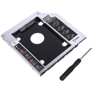 9.5mm Aluminyum Universal SATA 3.0 LED 2. HDD Kutusu - 5
