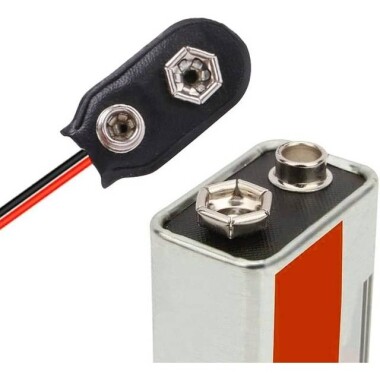 9V Pil Başlığı 10cm Kablolu - 5