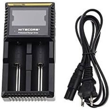 ABD NITECORE D2 Digicharger Li-ion/LifePO4/Ni-MH/Ni-Cd/AA/AAA Pil İçin LCD Ekranlı 2 yuvalı Akıllı Şarj Cihazı - 3