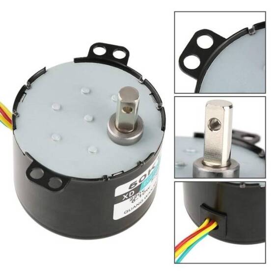 AC 110V 4W 15RPM 49KTYZ Senkron Motor Kalıcı Mıknatıslı - 5