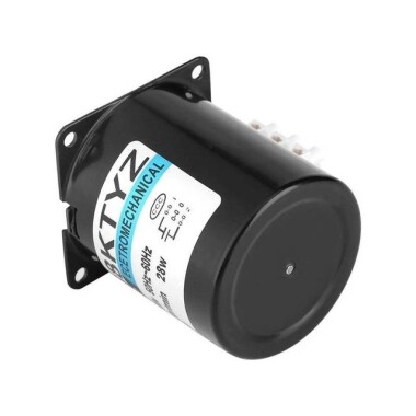 AC 220V 28W 2.5RPM 68KTYZ Senkron Motor Kalıcı Mıknatıslı - 5