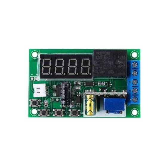 AC220V 1 Kanal Zaman Rölesi Tetik Gecikme Zamanlama Döngüsü Anahtar Modülü - 6