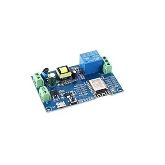 AC220V ESP8266 Kablosuz WIFI Röle Modülü 1 Kanal ESP-12S Wifi Geliştirme Kartı - 2