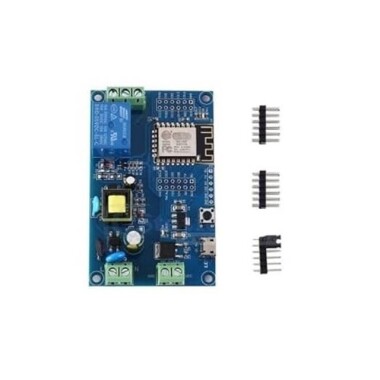 AC220V ESP8266 Kablosuz WIFI Röle Modülü 1 Kanal ESP-12S Wifi Geliştirme Kartı - 3