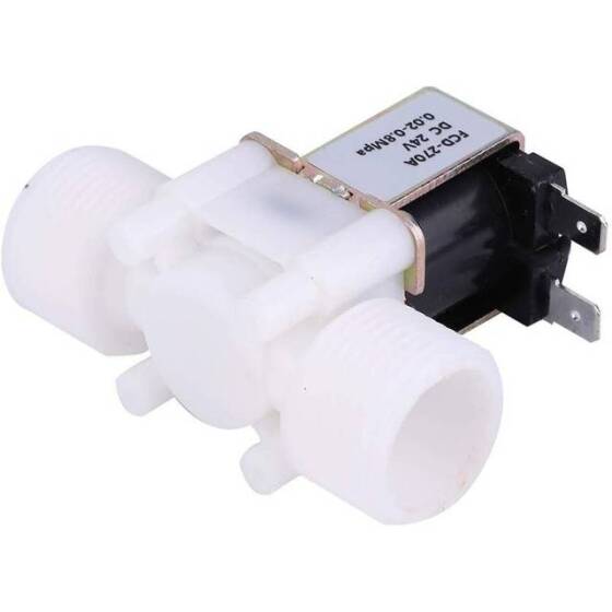 AC220V N/C G3/4 Erkek Konu Plastik Elektrikli Solenoid Valf Su Hava Giriş Akış Anahtarı 0-02-0-8Mpa - 4