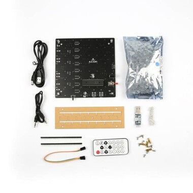 Akrilik Kılıfsız DIY 8x8x8 Led Müzik Kiti - 2
