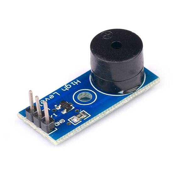 Aktif Alarm Buzzer Modülü Yüksek Akımlı Mavi - 3