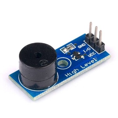 Aktif Alarm Buzzer Modülü Yüksek Akımlı Mavi - 2