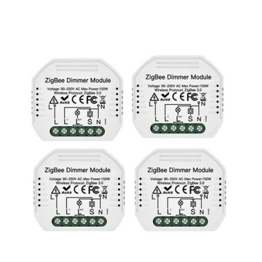 Alexa İçin Tuya Zigbee 3.0 Dimmer Modülü 1 Kanal QS-Zigbee-S05-L Tek Ateş Orjinal Paketleme - 1