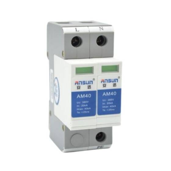 AM40/2P 40kA Aşırı Gerilim Koruma Cihazı - Parafudr - 1