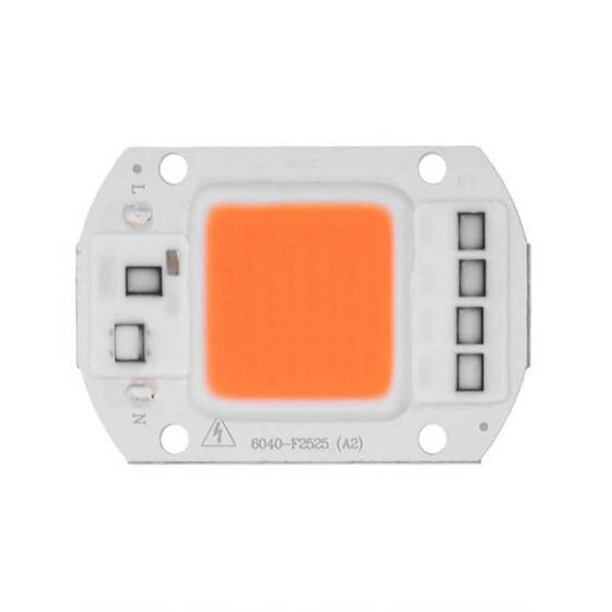 Amber Kehribar 220V Projektör Cob Led 50W Driver Çipli - 1