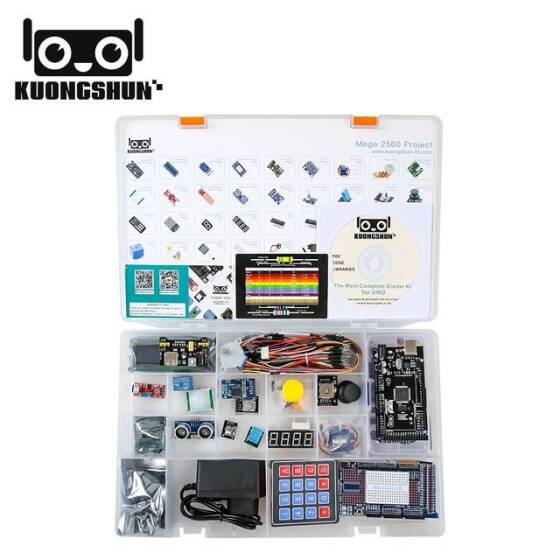 Arduino Mega 2560 Süper Başlangıç Seti-Pilsiz EU fişli - 6