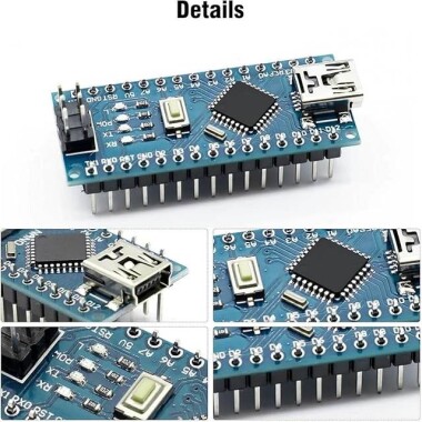 Arduino Nano V3.0 328 FT232 Geliştirme Kartı (Klon) - Atmega328P-AU - 6
