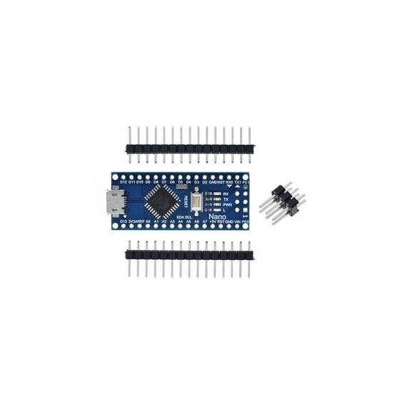 Arduino Nano v3.0 CH340 Geliştirme Kartı - Atmega328P ( Lehimsiz ) - 5