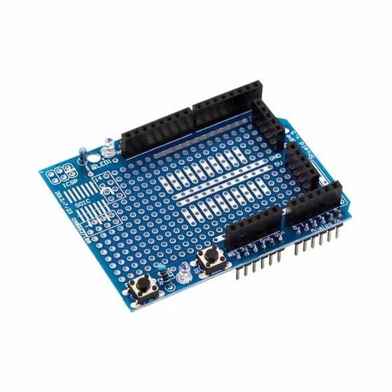 Arduino UNO Proto Shield Prototip 170 Göz Breadboard Dahil - 5