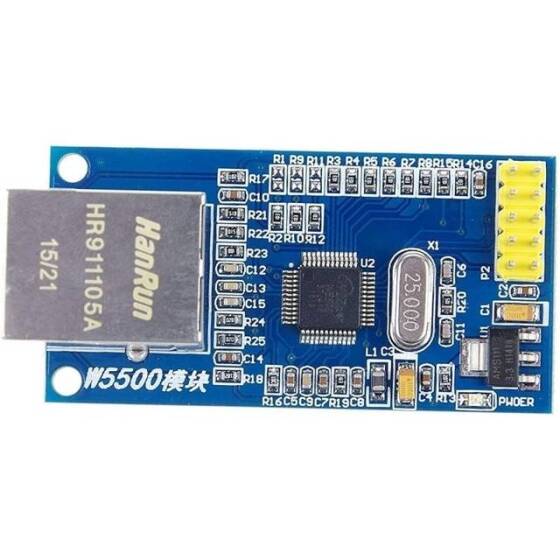 Arduino W5500 Modülü SPI Arayüzü Ethernet Modülü - 4