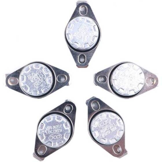 Bakalit KSD301 120 Derece NC Limit Termostat 250V 10A - 1