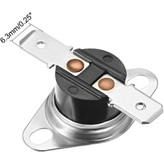 Bakalit KSD301 125 Derece NC Limit Termostat 250V 10A - 3