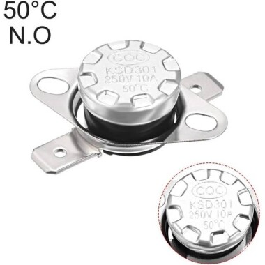Bakalit KSD301 50 Derece NC Limit Termostat 250V 10A - 4