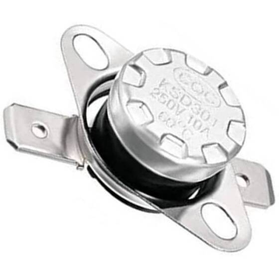 Bakalit KSD301 60 Derece NO Limit Termostat 250V 10A - 3