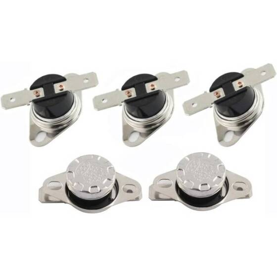 Bakalit KSD301 75 Derece NO Limit Termostat 250V 10A - 1