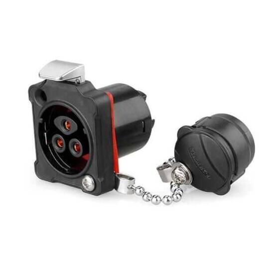 BD-24-J03SX-02-201A 3 Pin Su Geçirmez Konnektör - Dişi - 1