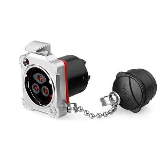 BD-24-J03SX-03-201A 3 Pin Su Geçirmez Konnektör - Dişi - 1