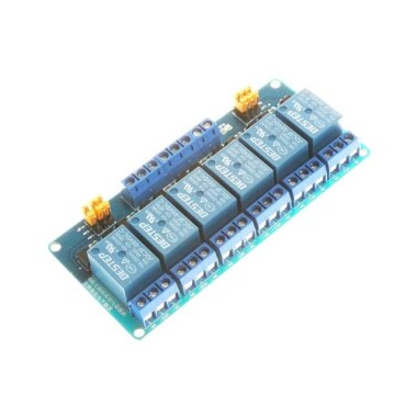 BESTEP 6 Kanal 12V Röle Modülü Yüksek Ve Düşük Tetikleme - Mavi PCB - 4