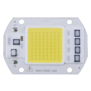 Beyaz 220V Projektör Cob Led 50W Driver Çipli - Görsu Elektronik