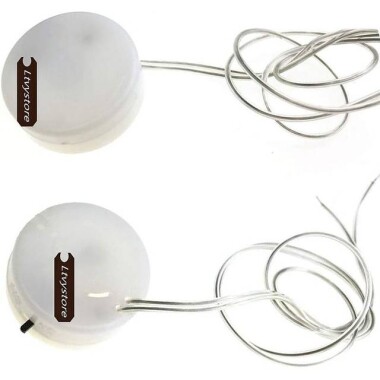 Beyaz 2'li Kapaklı Pil Yuvası-Kablolu ve Geçiş Anahtarı CR2032 - 4