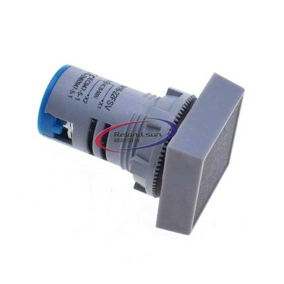 Beyaz AC50-500V 0-100A 22mm AD16-22FVA AD16-22VAM Kare Kapaklı LED Voltmetre Ampermetre Akım Trafolu - 4