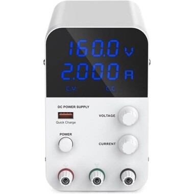 Beyaz WPS1602B 160V 2A DC Ayarlı Güç Kaynağı 220V EU Fişli - 3