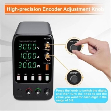 Beyaz WPS605B 60V 5A DC Ayarlı Güç Kaynağı 220V EU Fişli - 5