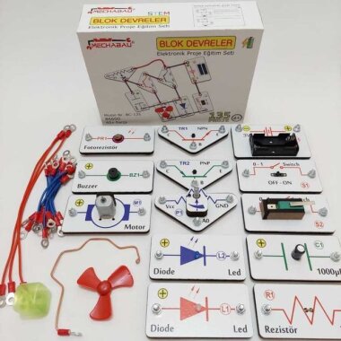 Blok Devreler Elektronik Eğitim Seti - 135 Proje - 2