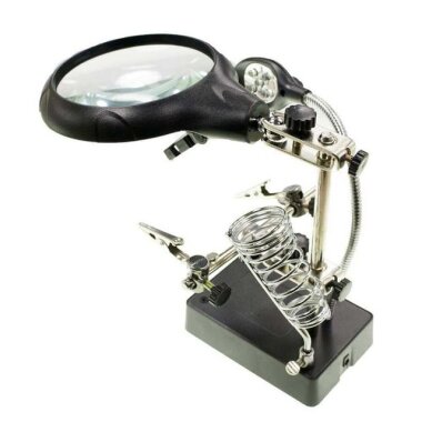 Büyüteçli Havya Sehpası - Ledli Işık - MG16129-C - 2