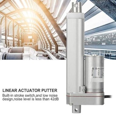 Çarpma Uzunluğu 100mm 7mm/S 1500N DC 12V Elektrikli Atıcı Elektrikli Doğrusal Hareket Veren Atıcı - 4