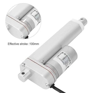 Çarpma Uzunluğu 100mm 7mm/S 1500N DC 12V Elektrikli Atıcı Elektrikli Doğrusal Hareket Veren Atıcı - 5
