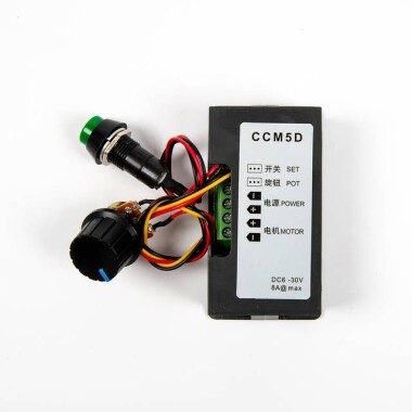 CCM5D Dijital LED Ekranlı 6V-12V-24V PWM DC Motor Hız Kontrolcüsü - 1