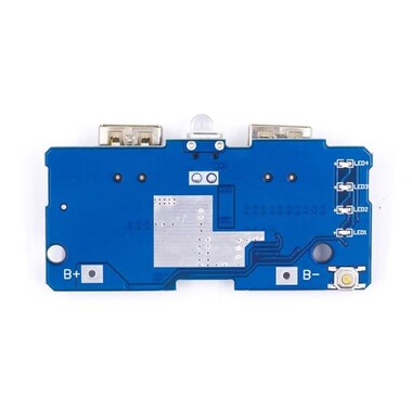 Çift Mikro USB 3.7V 5V 2A Mobil Güç Bankası DIY 18650 Lityum Pil Şarj Cihazı PCB Kiti güçlendirici Yükseltme Modül Led - 7