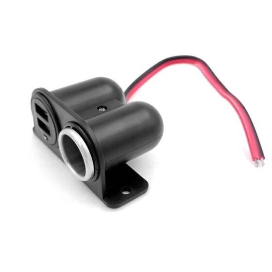 Çift USB Dişi Araç Çakmak Soketi - 2