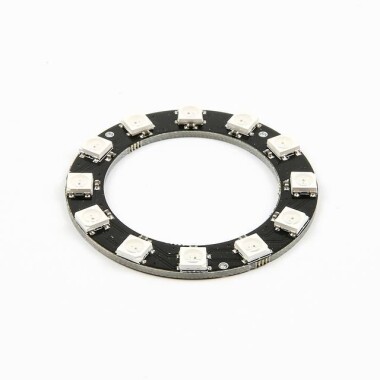 CJMCU 12Bit WS2812 5050 RGB Led Dahili Tam Renkli Geliştirme Kartı 50x35mm - Yuvarlak - 6