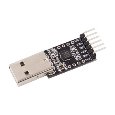CP2102 Micro USB 2.0 UART TTL 6Pin Seri Dönüştürücü Modülü Siyah - 4