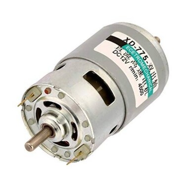 D Şaft 775 12V 4500RPM Yüksek Hızlı Yüksek Torklu DC Motor Çift Şaftlı - 5