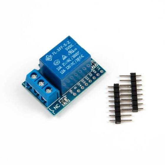 D1 Mini WIFI BWay İçin Yüksek Seviyeli 1 Kanal Röle Modülü - 6