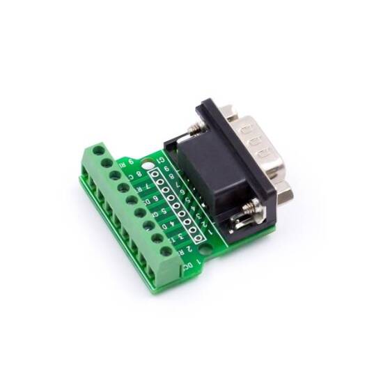 DB9 9 Pinli Erkek RS232 - RS485 Dönüştürücü Converter - 2