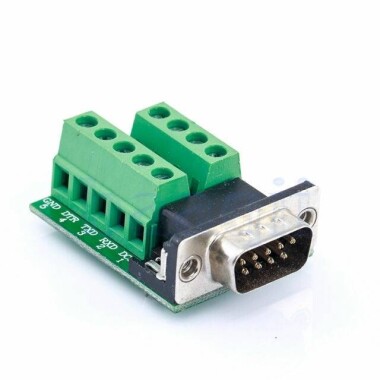 DB9 Erkek Vidalı Terminal RS232-RS485 Dönüştürücü Kartı - 2
